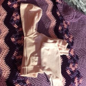 Pink teddy bear sweatsuit